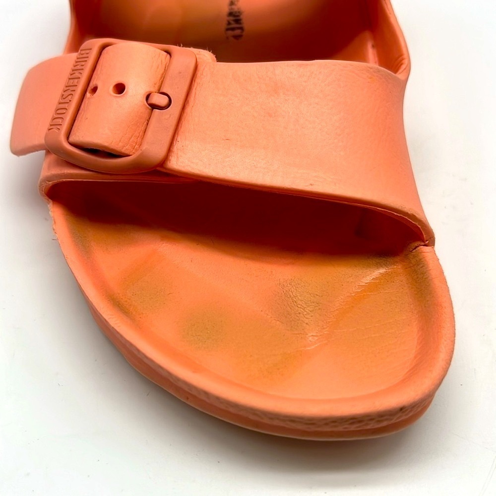 Birkenstock - Arizona Eva 2 Buckle Lightweight Coral Peach Slip On Sandal SZ 8 - Picture 4 of 15
